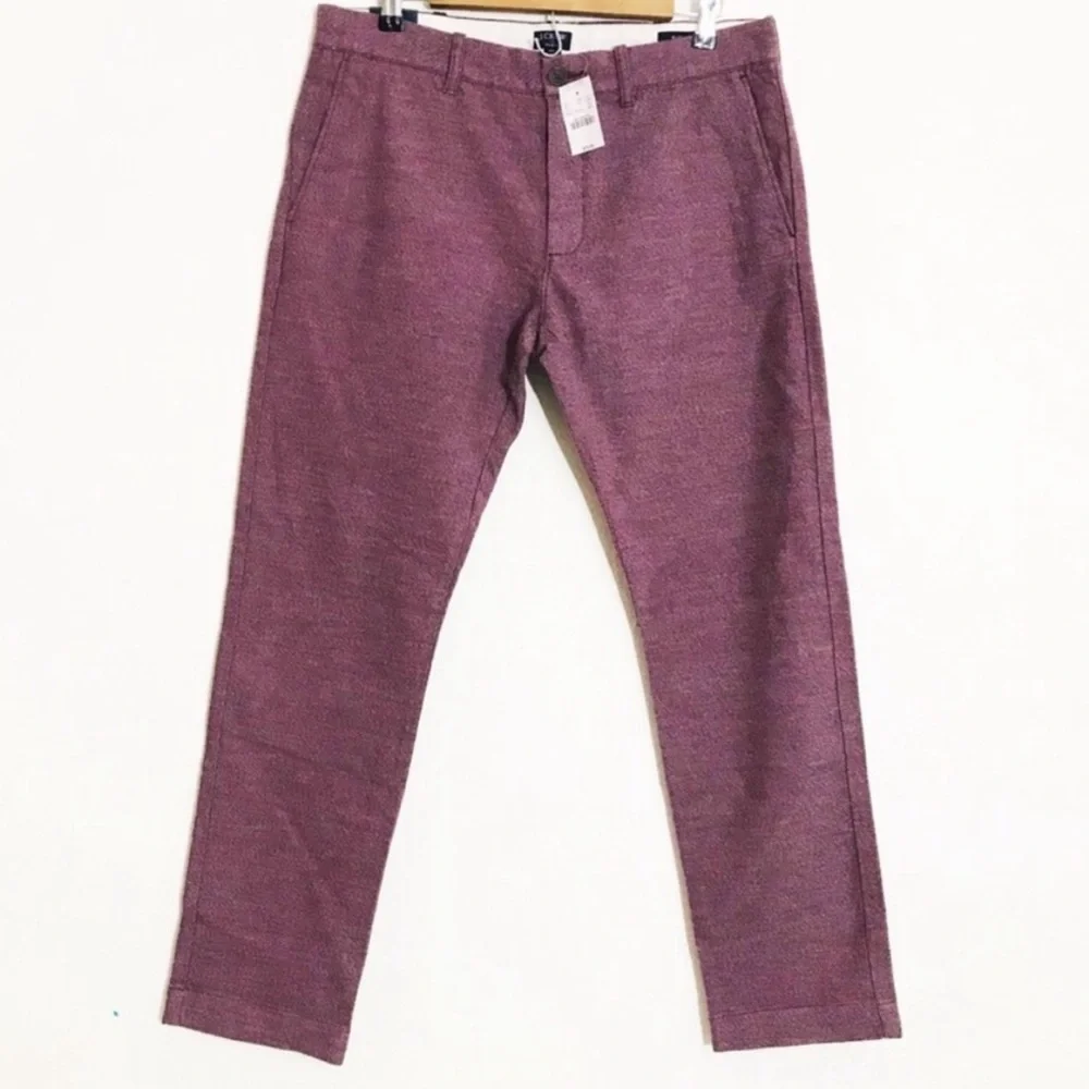 J. Crew Plum Flex Slim Chinos 31x32